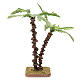 Nativity scene palm with double trunk and green shapeable leaves s1