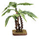 Trio palmier sur base unique feuilles à modeler accessoire pour crèche s3