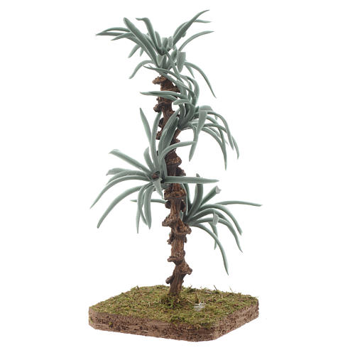Palma ze sztywnymi liśćmi - 13 cm akcesorium do szopki 2