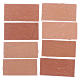 Resin tiles set of 20 pieces 35x20 mm s2