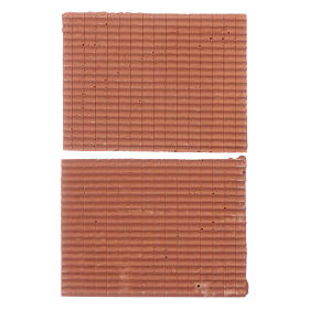 Home accessories miniatures: Resin roof 5x5 cm 2 pieces set Home accessories miniatures: Resin roof 5x5 cm 2 pieces set