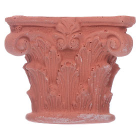 Akcesoria do szopki, akcesoria domowe miniatura: Pół kapitel koryncki z żywicy 5x5 cm