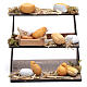 Stand with three levels with cheeses for Neapolitan nativity scene s1