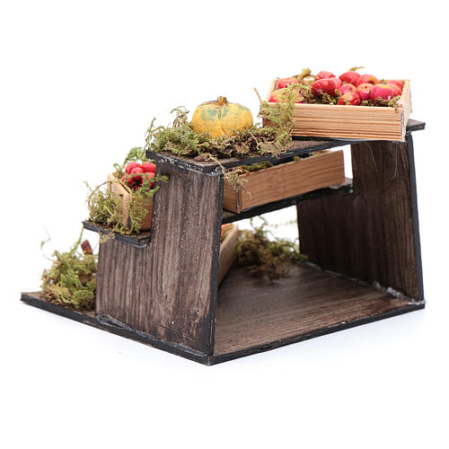 Banco di frutta e verdura presepe napoletano fai da te 3
