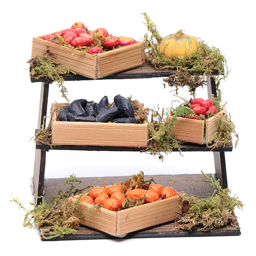 Fruit and vegetable stand for DIY Neapolitan nativity scene 1