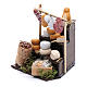Miniature cheese stand Neapolitan nativity scene accessory s2