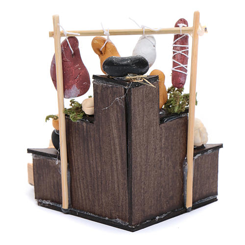 Triangular cheese stand Neapolitan nativity scene accessories 3