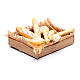 Basket with various shapes of bread for DIY Neapolitan nativity scene s2