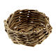Wicker basket for eggs 1x3 cm Nativity Scene s1