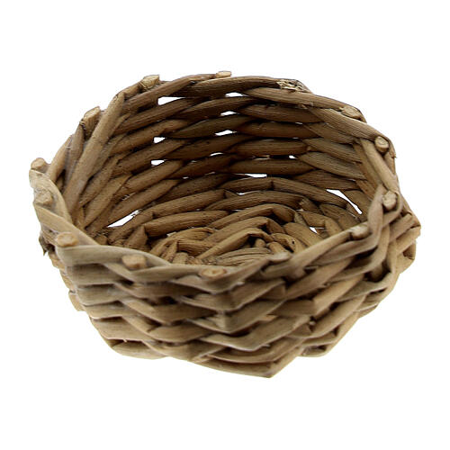 Wicker Basket for Eggs 1x3 cm Nativity 1