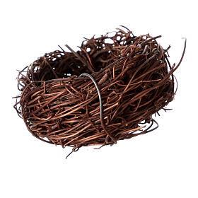 DIY nativity scene nest 4 cm diameter