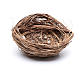 Bird Nest for DYI Nativity diameter 4 cm s1