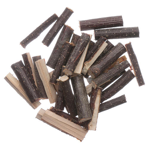 Brennholz fein geschnitten 100gr für DIY-Krippe 1
