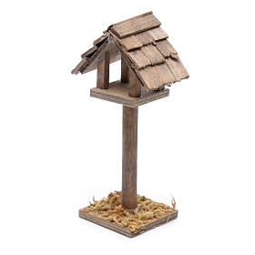 Standing birdhouse for nativity scene