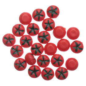 Red tomato set of 24 pieces