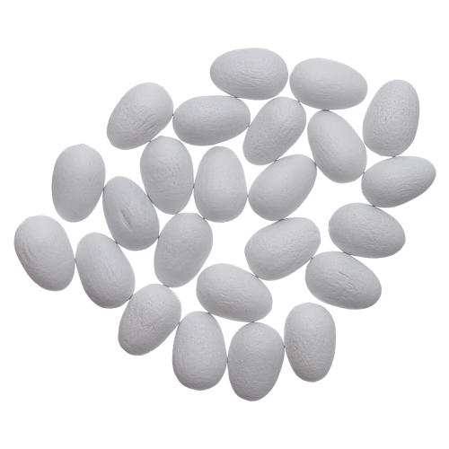 Huevos 100 piezas belén 1x0,7 cm 1