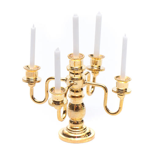 Candle holder 5 flames real height 5.5 cm 1