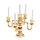 Candelabro presepe 5 fiamme h reale 5,5 cm s1