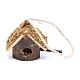 Birdhouse for manger scene small for nativity scenes of 10 cm. Actual height: 3 cm s1