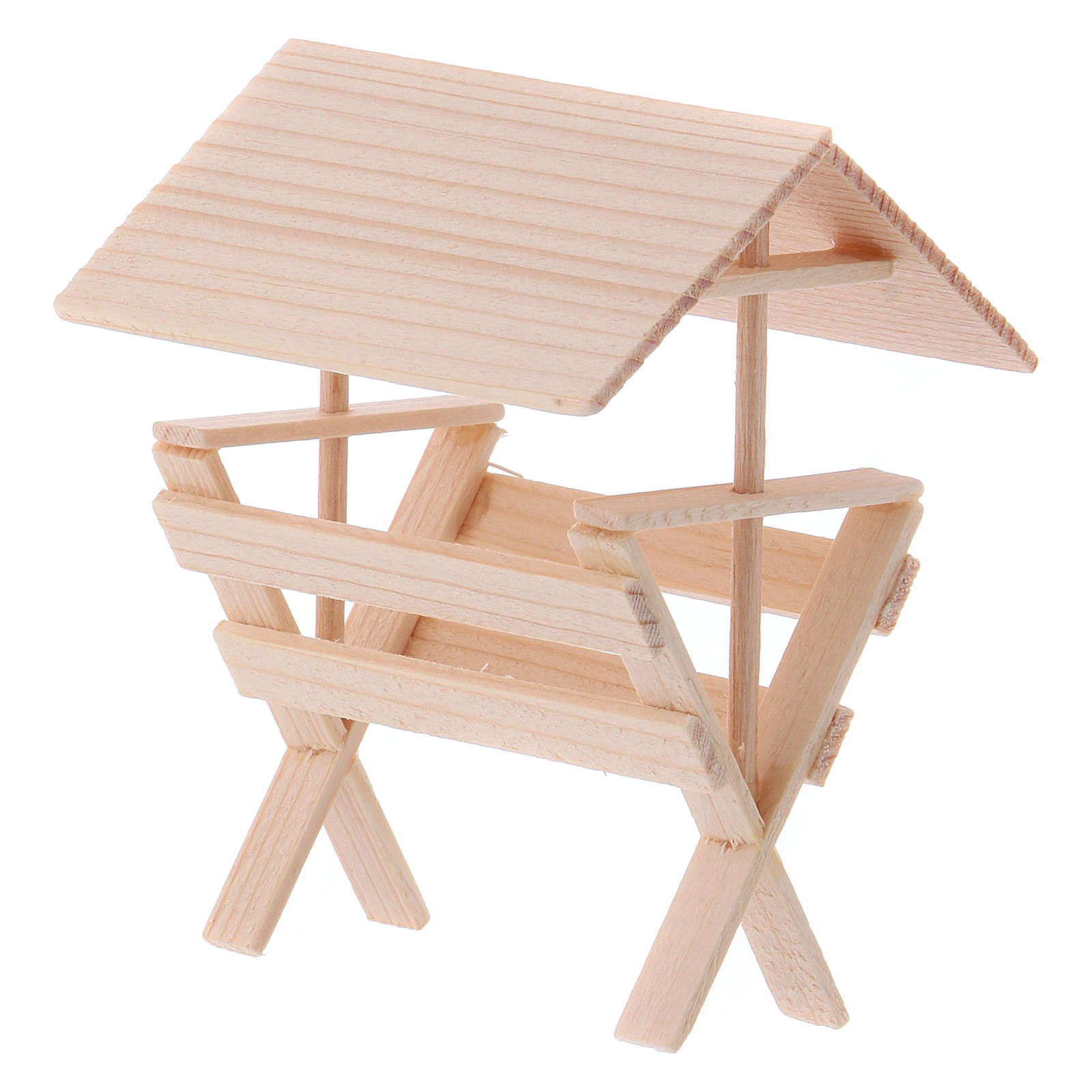 Mangiatoia Scoiattoli Legno - Con Tetto Metallico E Vetro Acrilico