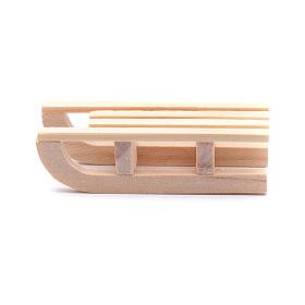 Holz Schlitte 1.5x5x2cm für Krippe