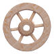 Roda carrinho madeira presépio diâmetro 3 cm s2