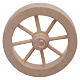 Roda carrinho em madeira presépio diâm. 4 cm s1
