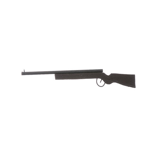 Rifle de caza miniatura belén largo 10 cm 1
