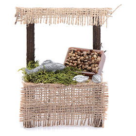 Lebensmittel-Miniaturen: Fisch-Verkaufsstand 10x5x5 cm Krippenzubehör Lebensmittel-Miniaturen: Fisch-Verkaufsstand 10x5x5 cm Krippenzubehör