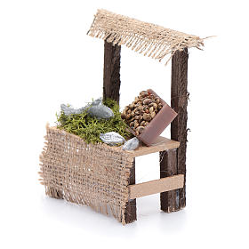 Lebensmittel-Miniaturen: Fisch-Verkaufsstand 10x5x5 cm Krippenzubehör Lebensmittel-Miniaturen: Fisch-Verkaufsstand 10x5x5 cm Krippenzubehör