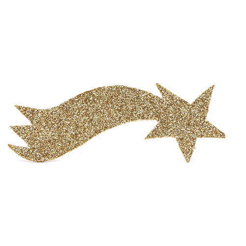 Estrela de Belém ouro glitter 5x20 cm 1