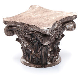 Home accessories miniatures: Corinthian capital in resin for nativity scene 5x5x5 cm