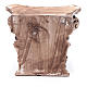 Corinthian semi capital in resin for nativity scene 5x5 cm s2