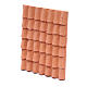 Tiled Roof in Terracotta for a DYI Nativity resin 15 x10 cm s2