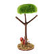 Nativity scene tree with squirrel 14 cm s2