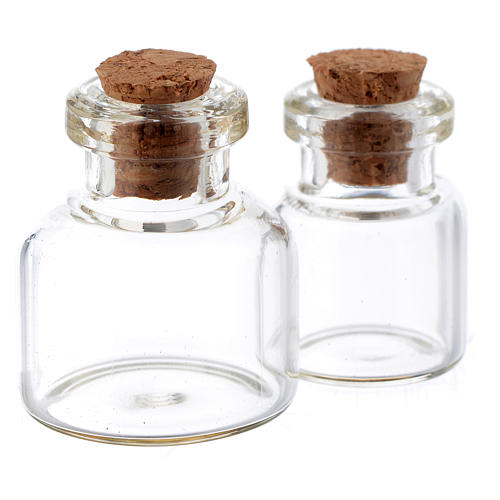 Frasco cristal h real 2,5-3,5 cm para belén 2