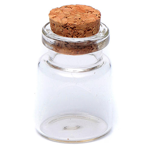 Słoik kryształ wys. rzeczywista 2.5-3.5 cm do szopki 3