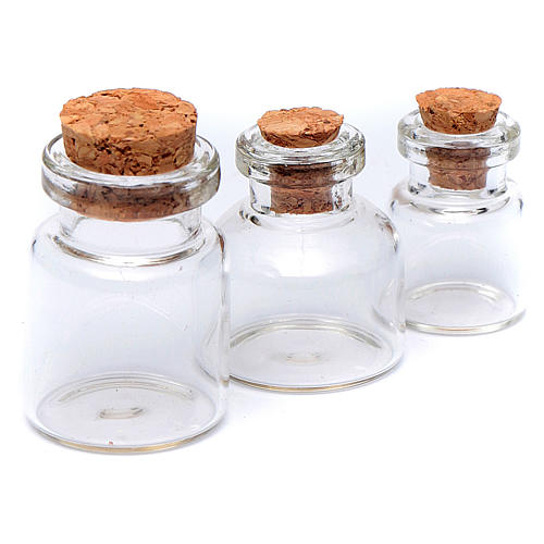 Słoik kryształ wys. rzeczywista 2.5-3.5 cm do szopki 4