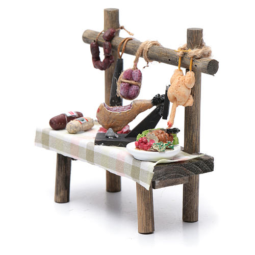Étagère saucisses pour crèche 12x12x6 cm 2