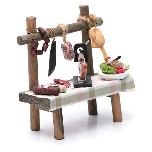 Étagère saucisses pour crèche 12x12x6 cm 3