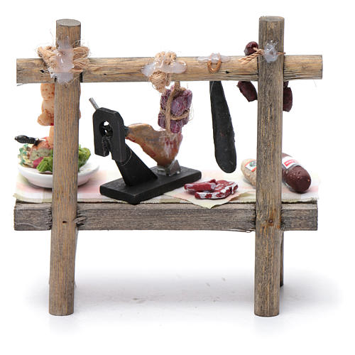 Étagère saucisses pour crèche 12x12x6 cm 4