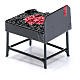 Barbecue grill metal szopka h rzeczywista 3 cm s3