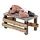 Banchetto salumi vari 10x10x5 cm per presepe s2