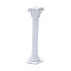 Colonna stile romano resina bianca 15 cm per presepe s2