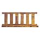 Ringhiera in legno 10x5 cm per presepe s1