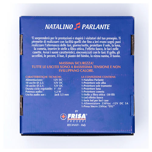 Natalino parlante led Frisalight gestion effets-lumières-sons 8