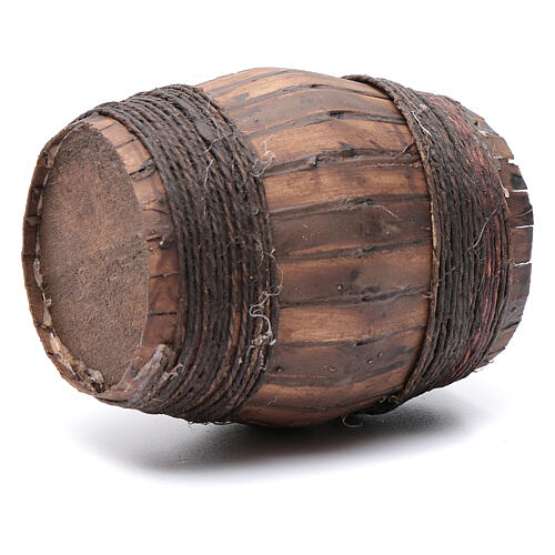 Wood barrel 10x6,5 cm for Neapolitan Nativity Scene 2