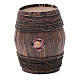 Wood barrel 10x6,5 cm for Neapolitan Nativity Scene s1