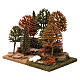 Wood with 8 small trees 20x25x20 cm for Nativity Scene 7-10 cm s2