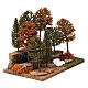 Wood with 8 small trees 20x25x20 cm for Nativity Scene 7-10 cm s3